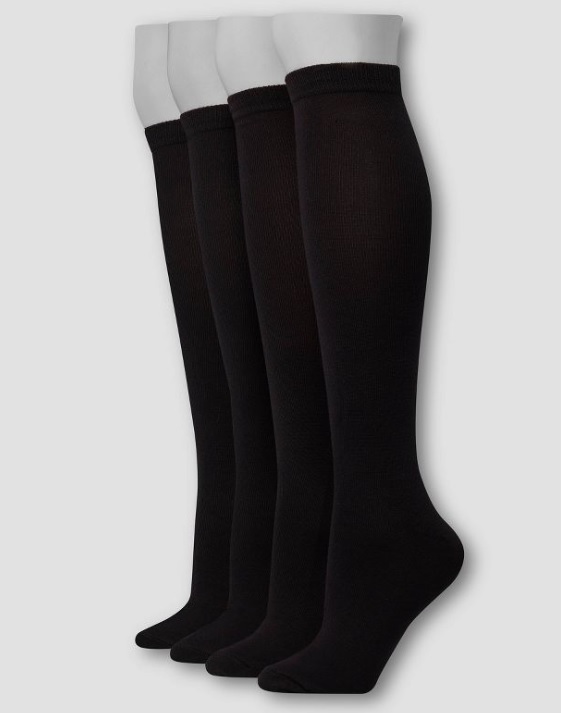 Hanes Women's 2pack Ultimate Comfort Soft KneeHigh Socks