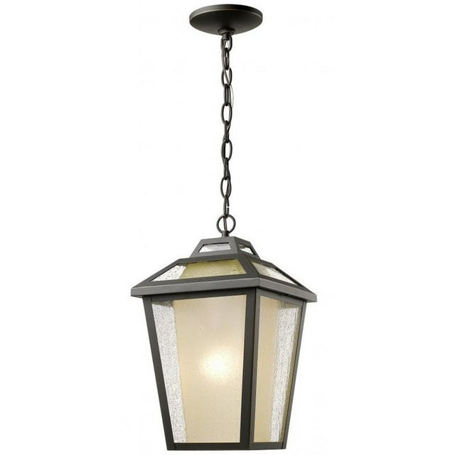 Z-Lite Memphis 1 Light Outdoor Chain Light in Oil Rubbed Bronze