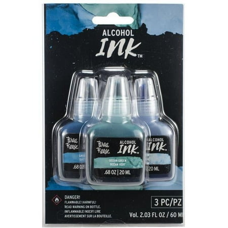 UPC: 0760899359374 | Momenta BR3PK-35937 20 ml Brea Reese Alcohol Inks – Lake Blue  Ocean Green & Sky – 3 per Pack