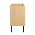 thumbnail image 4 of Modway Chaucer 36" Wood & Rattan Bathroom Vanity Cabinet in Oak, 4 of 10
