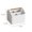 White, variant on VWRXBZ Storage Box, 6.96x6.49x6.49 Inch Desktop Organizer Large Capacity Pen Holders Compartmentalized Organizer Stationery Sundry Organizer Home Decor