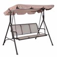 thumbnail image 1 of JFBUJC 210D Replacement Canopy For Garden Swing Seat Waterproof Swing Canopy For Swing Seat Replacement Sunshade Anti-uv, 1 of 5
