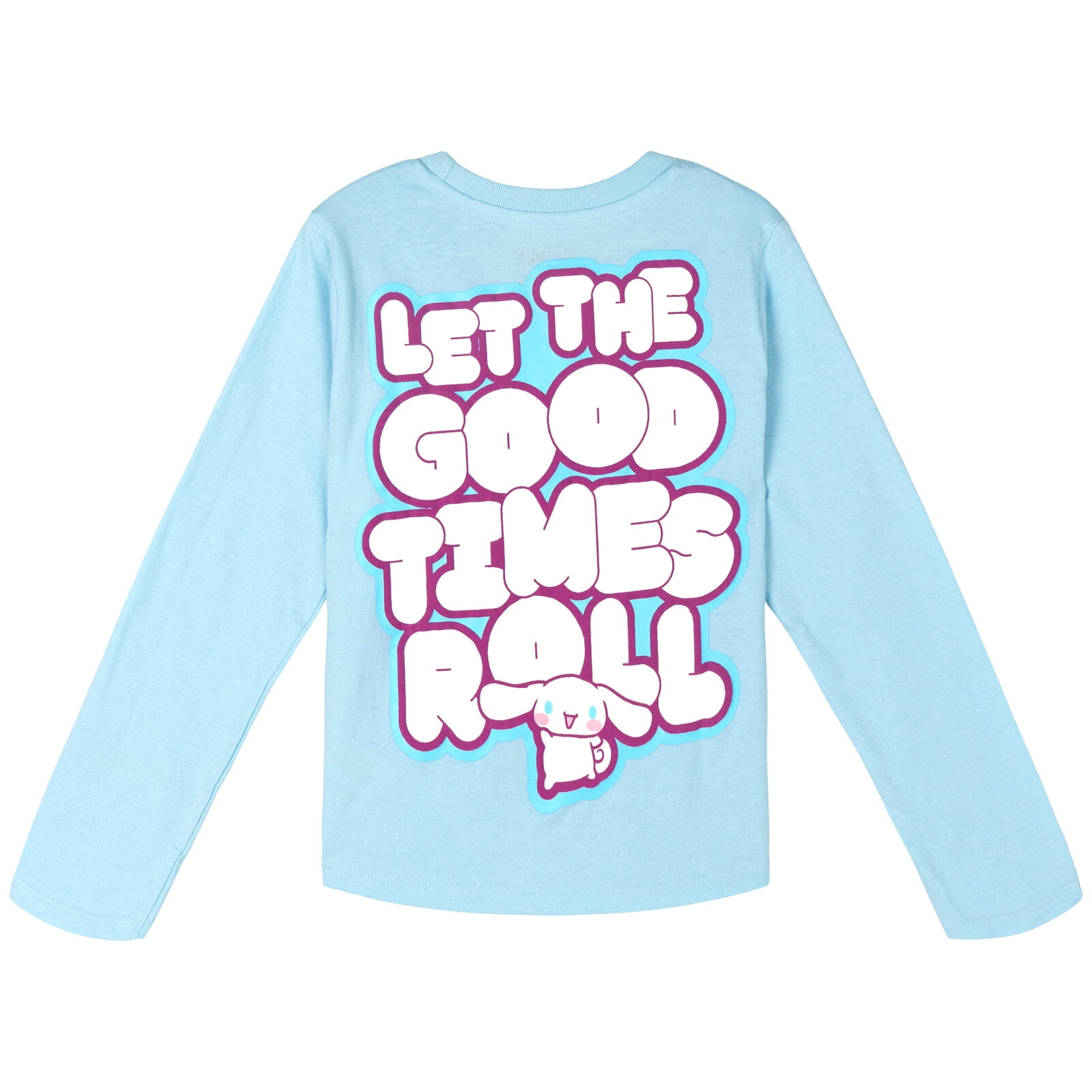 Hello Kitty Cinnamoroll Kuromi 3 Pack Peplum Long Sleeve T-Shirts Toddler to Big Kid