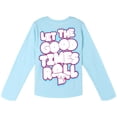 thumbnail image 5 of Hello Kitty Cinnamoroll Kuromi 3 Pack Peplum Long Sleeve T-Shirts Toddler to Big Kid, 5 of 5