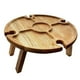 thumbnail image 1 of Greeniant de pícnic plegable de para vino al aire libre con soporte de vidrio 2 en 1, estante para copas de vino, plegable de pícnic Kits de desorden para acampar 30*16 CM Greeniant OD001451-01B, 1 of 6