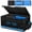 Blue-74L, variant on Kohree 81L Car Trunk Organizer with Lid, Heavy Duty Foldable Garage Tool Storage Box Collapsible Storage Bin for SUV Truck RV Home Camping, Blue