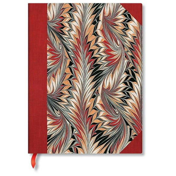 Rubedo Ultra Lined Hardcover Journal, 144pg, 120gsm by Paperblanks (Cockerell Marbled Paper), (Hardcover)