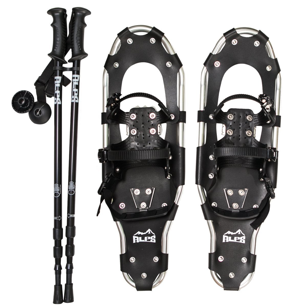 ALPS Snowshoes for Men Wome Youth with Snowshoeing Pole and Free Carrying Tote by Alps