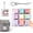 Nine-Key, variant on Keyboard Fidget Clicker Keychain – Four-Key Button Finger Clicker for Desk Focus and Stress Relief, Compact Portable Design for Office Work and Daily Use