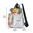 thumbnail image 3 of FORMRS Women's Travel Backpack Purse Anti-Theft Hidden Pockets Casual Shoulder Bag, Blue Rainbow, 3 of 7