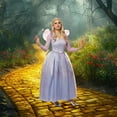 thumbnail image 2 of Costume Culture by Franco LLC Good Witch Pastel Blue Adult Costume | Medium Female, 2 of 5