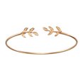 thumbnail image 1 of unbranded Bangle Dorado Con Hojas Abiertas Para Mujer Estilo Chic Ideal Para Regalar Y, 1 of 8
