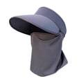 thumbnail image 2 of Women's Ice Silk Large Brim Baseball Cap with Detachable Neck Gaiter, UPF 50+ Sun Protection Empty Top Hat for Outdoor Sports, Running, Fishing and Summer Sun Shield, 2 of 4