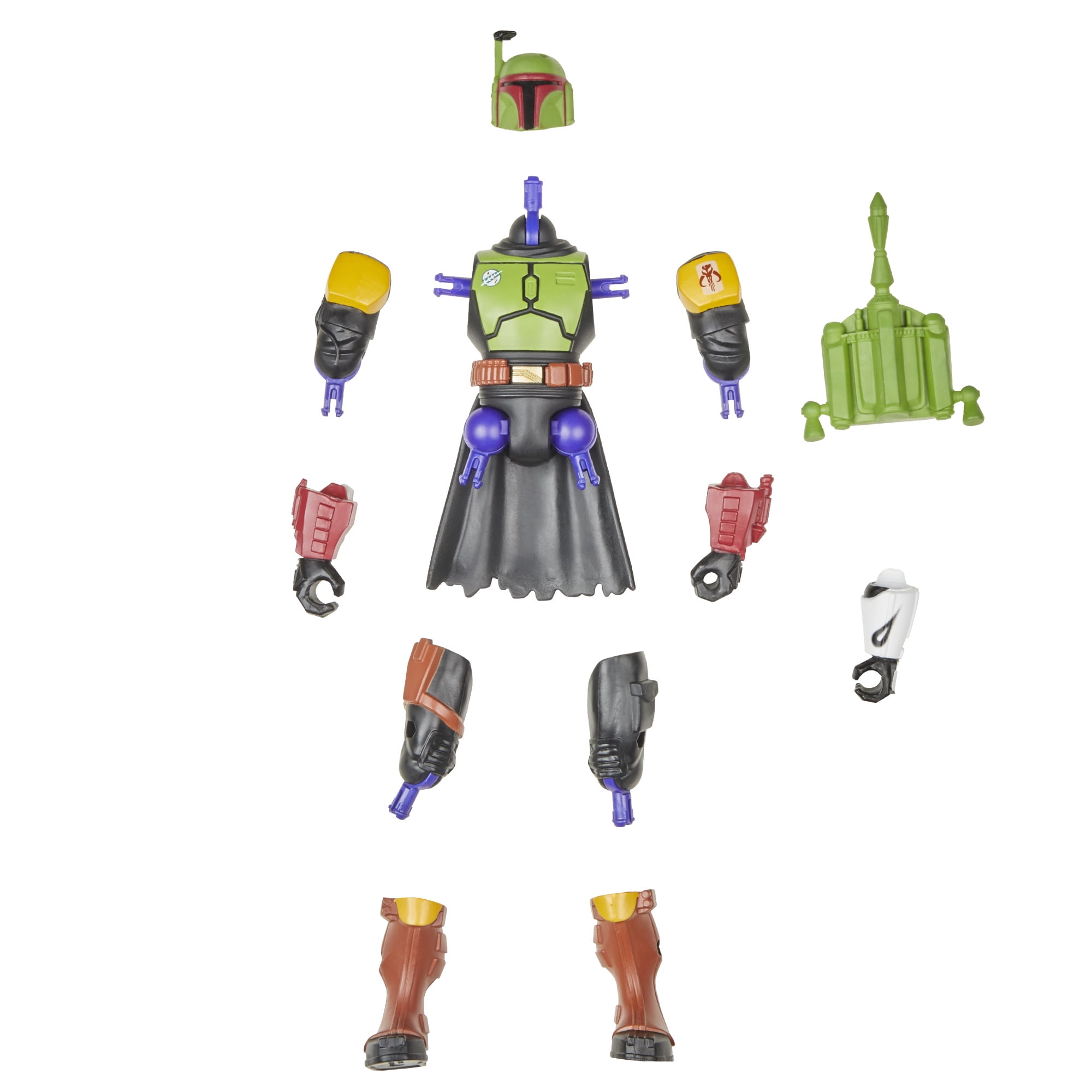 MixMashers Star Wars Boba Fett Toy, 5” (12 cm) Mix-&-Match Action Figure, 4+