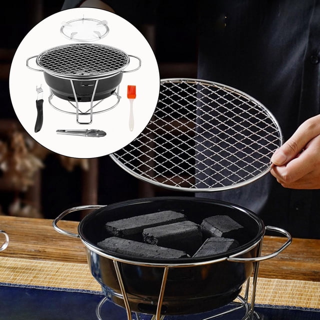 Parrilla para barbacoa perfecl estufa portátil para asar carne cocina doméstica multifuncional