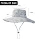 thumbnail image 2 of Sombrero de sol de camuflaje impermeable para hombre, de ala ancha, plegable, de malla para exteriores, para pescar, 2 of 5