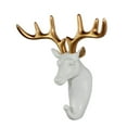 thumbnail image 3 of para Colgar en La Pared para Llaves con Cabeza de Animal Decorativo Chaqueta Sombrero para Colgar en La Pared Ciervo Soledad Ganchos para llaves montados en la pared, 3 of 10