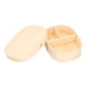 thumbnail image 2 of Contenedor de alimentos de 1200 ml, lonchera de madera tipo bento, ideal para la oficina, camping, picnics y viajes., 2 of 14