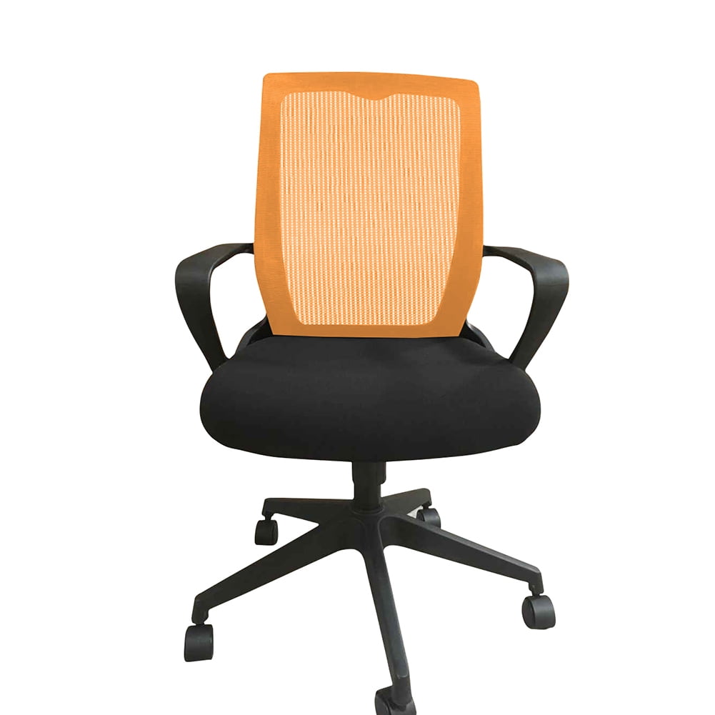 American Imaginations 22,8 pouces L 38,6 pouces Chaise de bureau moderne H en acier inoxydable-plastique-nylon en noir