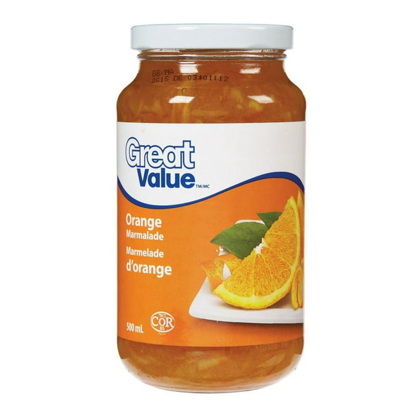 Marmelade aux oranges de Great Value 500 ml