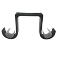thumbnail image 6 of 2Pcs Double Curtain Rod Brackets Ceiling Mount Supports Aluminum Alloy Black, 6 of 6