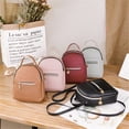thumbnail image 2 of Brand Designer Fashion Women Backpack Mini Soft Touch Multi-Function Small Backpack Female Ladies Shoulder Bag Girl Purse Black gray, 2 of 6
