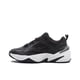 thumbnail image 1 of Zapatillas clásicas M2K Tekno blancas de platino puro, unisex, cómodas, de suela gruesa, estilo retro, informales, de caña baja, 1 of 4