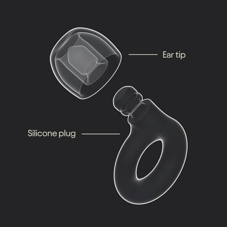 Loop Quiet 2 耳栓 ? 睡眠 集中 移動 騒音過敏に適した超快適かつ再利用可能なノ