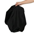 thumbnail image 5 of Homoyoyo Black Polyester Toilet Seat Cover, Soft Comfortable Bathroom Accessory, Easy to Install Decorative Toilet Lid Cover, 5 of 8
