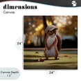 thumbnail image 4 of Stupell Industries Contemporary Golf Nut Squirrel Canvas Art, 24 x 24, by Lucia Heffernan, 4 of 8