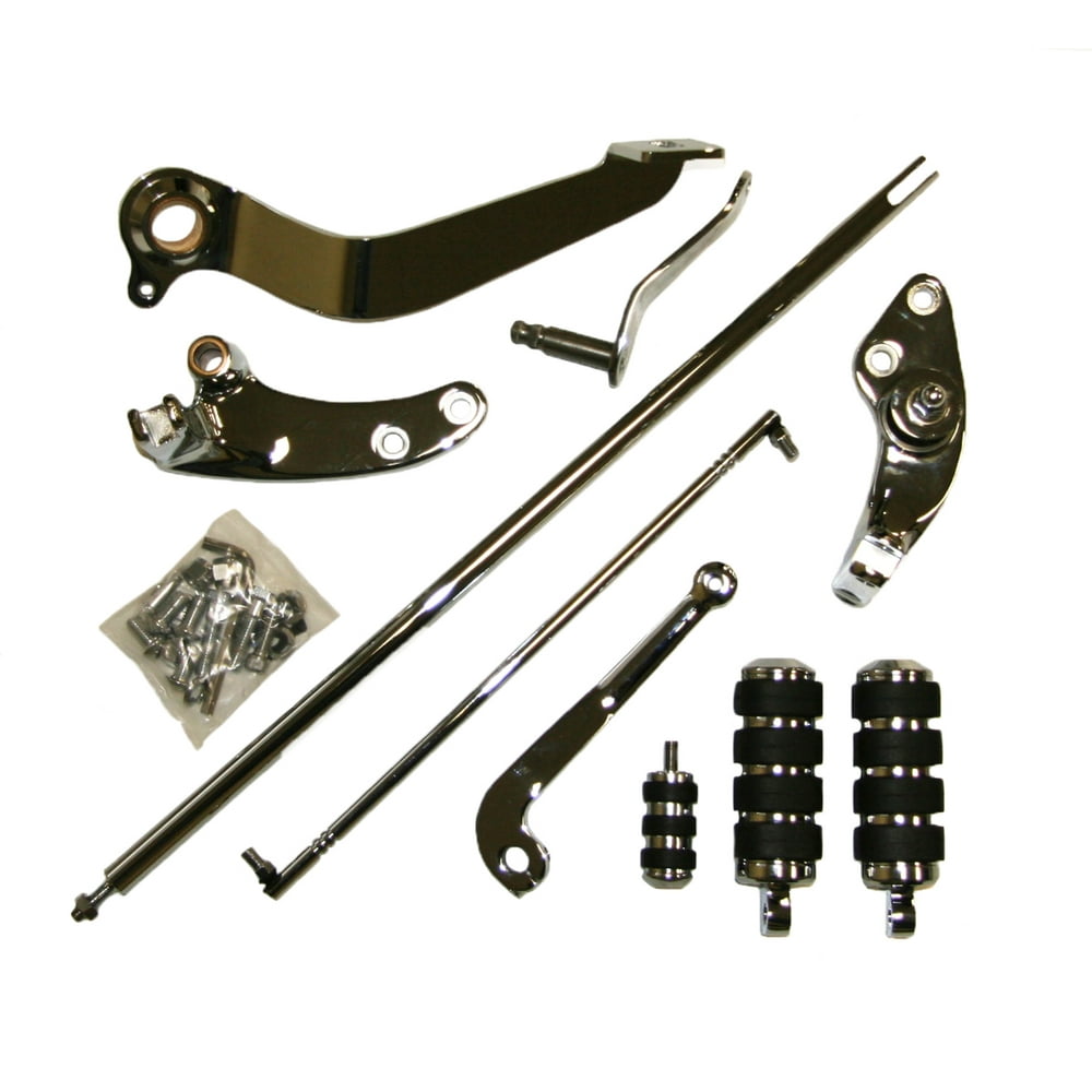 Chrome Forward Controls w/Pegs & Levers 20052011 Harley Dyna Super