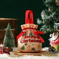 thumbnail image 1 of Bolsa de Regalo Navideña de Terciopelo | Material de Lona | Multicolor | 15X11Cm | 35G | Caja de Dulces de Nochebuena con Bolsillo de Solapa para Frutas, 1 of 3