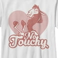 thumbnail image 2 of Boy's The Emperor's New Groove Valentine Kuzco No Touchy Graphic Tee White Small, 2 of 4