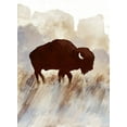 thumbnail image 2 of Meneely, Dan 14x18 Black Ornate Wood Framed with Double Matting Museum Art Print Titled - Buffalo Sunset Hill I, 2 of 4