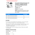 thumbnail image 2 of Front and Rear Wheel Hub Sway Bar Link Tie Rod Kit - Compatible with 2007 - 2010 Chevy Silverado 3500 HD 2008 2009, 2 of 2