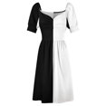 thumbnail image 5 of Robe Mod Noire et Blanche Robes d'Été Femmes 2024 Robes de Luxe Vêtements d'Été Femmes 2024 Robes Femmes Été 2024, 5 of 5