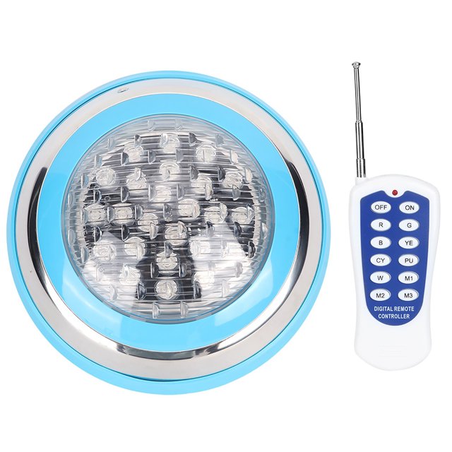 Wall Light, Remote Control Underwater Light, Household Lighting Underwater Lighting For Swimming Pool
