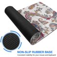 thumbnail image 6 of Long Mouse Pads for Desk,White Pioneer Flower and Paisley Pattern Desk Mats on Top Of Desks, Desk Mouse Pad Extra Large with 3mm Non-Slip Base and Stitched Edge for Gaming,Office,Work,Home 31.5"x11.8", 6 of 6