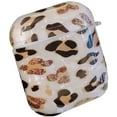 thumbnail image 1 of Coque Magnétique 3D Pailletée Design Airpods Étui de Luxe Conque Veines Accessoires Airpods Peau en Plastique Dur Anti-Rayures Étui de Protection Léopard, 1 of 3