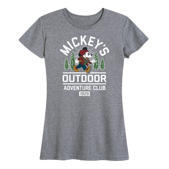 Mickey & Friends - Mickeys Outdoor Adventure Club - Women's Short Sleeve Graphic T-Shirt