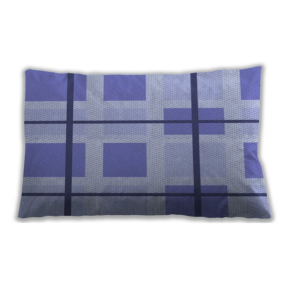 Ahgly Company Outdoor Rectangular Contemporary Lumbar Throw Pillow, 13 inch by 19 inch