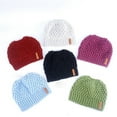 thumbnail image 4 of Chapeau Chaud pour Femmes, Tuque Queue de Cheval, Chapeau Queue de Cheval en Tricot Extensible, Chignon Décoiffé Élevé, 4 of 5