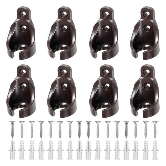 8Pcs Bungee Ball Receivers Brackets, Universal Bungee Kit Parts for Exterior Outdoor Sun Shades, Room Roller Sun Shade
