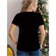 thumbnail image 3 of Conjunto de camisetas de San Valentín para él y para ella en pareja: diseño de mapa de África y corona, 100 % algodón, manga corta y cuello redondo. Ideal para aniversarios y ropa informal. Camiseta d, 3 of 9