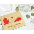 thumbnail image 6 of Darling Souvenir Personalized Engraved Laser Cut Wedding Guest Book Wooden Cover Sign-in Book Registry Guestbook Scrapbook-87, 6 of 7