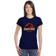 thumbnail image 2 of Camisetas hipster para mujer, camisetas JURASSIC PARK, camisetas de gimnasio, camisetas de entrenamiento para mujer, camisetas de playa para surfear, camisetas con gráficos de Dinosaur World, 2 of 5