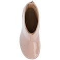 thumbnail image 5 of Journee Womens Aylani Crinkle Patent Vegan Leather Platform Booties, 5 of 10
