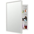 Medicine Bathroom Mirror, 24''x16'' Farmhouse Wood Frame