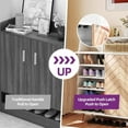 thumbnail image 4 of 5-Tier Shoe Cabinet Modern Shoe Storage Organizer with Doors for Entryway Closet, 4 of 7