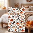 thumbnail image 2 of Thanksgiving Throw Blanket Fall Autumn Harvest Flannel Blanket 70x100cm Cute Pumpkin Maple Leaf Pattern Soft Cozy Plush Sofa Bed Camping Warm Lightweight Cover Holiday Decor Gift, 2 of 6
